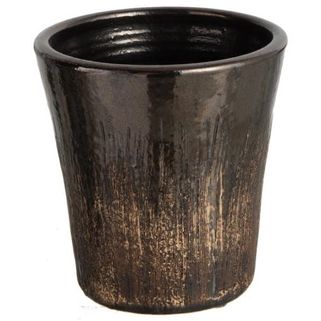 Doniczka ceramiczna złota 15cm