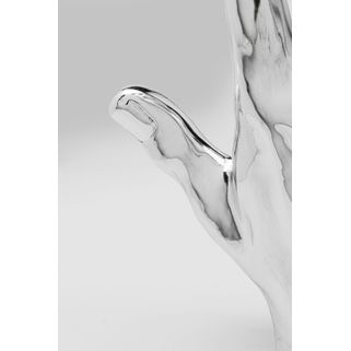 Figurka dekoracyjna MANO DIAMOND RING - srebrny
