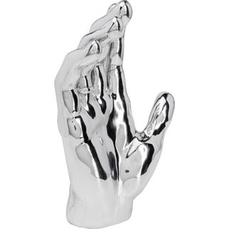 Figurka dekoracyjna MANO DIAMOND RING - srebrny