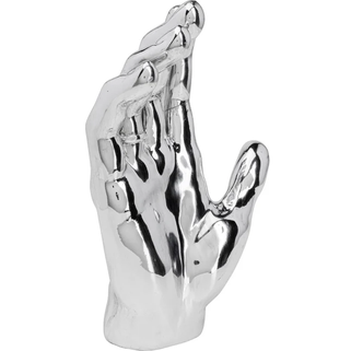 Figurka dekoracyjna MANO DIAMOND RING - srebrny