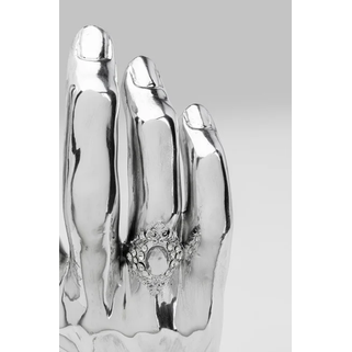 Figurka dekoracyjna MANO DIAMOND RING - srebrny