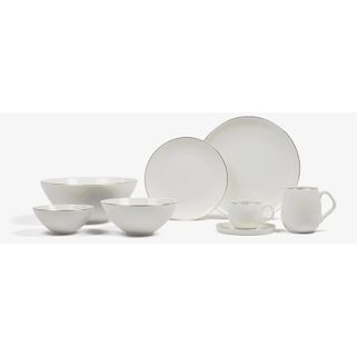 Talerz obiadowy porcelanowy biały 27 cm