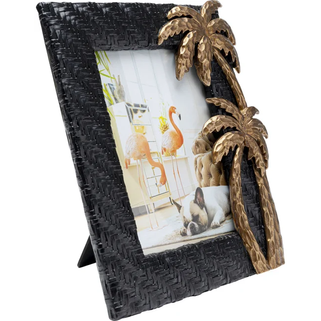 Ramka na zdjęcia PALM BEACH 21x24 - czarny/złoty