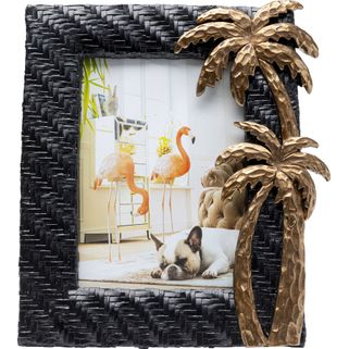 Ramka na zdjęcia PALM BEACH 21x24 - czarny/złoty