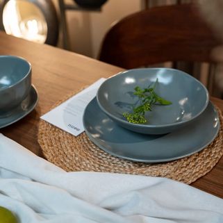 Talerz głęboki ORGANIC 21 - szałwiowy