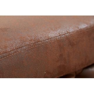 Podnóżek pikowany MODERN BAROCK - brązowy