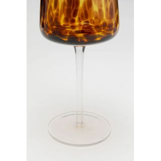 Kieliszek do wina CARAMEL 500 ml - brązowy/transparentny