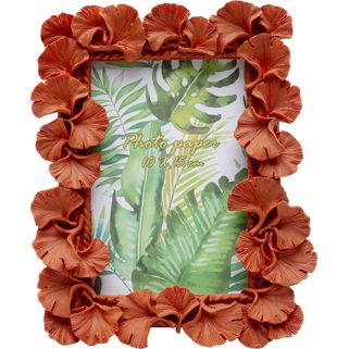 Ramka na zdjęcia GINKGO LEAF 10x15 - pomarańczowy