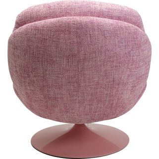 Fotel obrotowy COSY - różowy