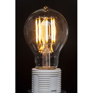 Żarówka LED Ø6x11 cm - transparentny