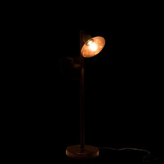 Lampa podłogowa metalowa KRASS - brązowy