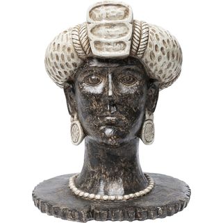 Figurka AFRICAN QUEEN - czarny/biały