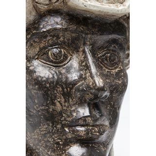 Figurka AFRICAN QUEEN - czarny/biały