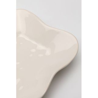 Talerz do serwowania ORGANIC 17x26 - kremowy