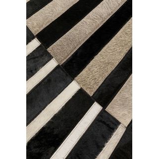 Dywan VENTAGLIO 170x240 - czarny/brązowy