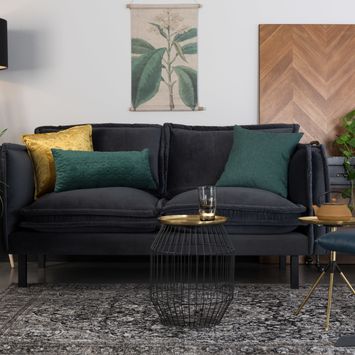 Ciemna sofa Berry