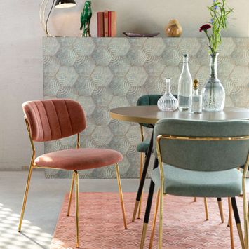 Jadalnia w stylu vintage glamour