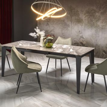 Elegancka jadalnia z oliwkowym akcentem