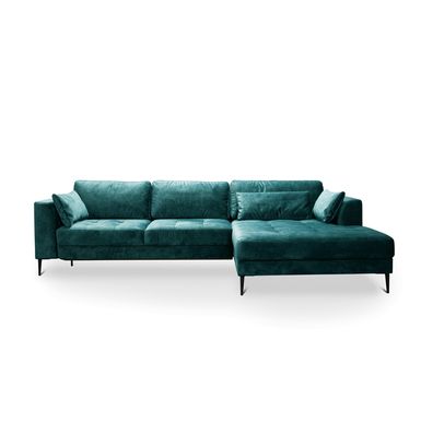 Narożnik  Luzi 2DL-REC/BK   Bardzo wygodna sofa, w pięknym nowoczesnym stylu. Wygląda lekko, dzięki smukłej czarnej aluminiowej nodze. Jest doskonale...