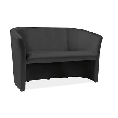 Sofa TM-2 Velvet - czarny Bluvel 19 Sofa TM-2 Velvet to stylowy i praktyczny mebel wypoczynkowy, który pochodzi z najnowszej kolekcji marki Signal. Sofa...