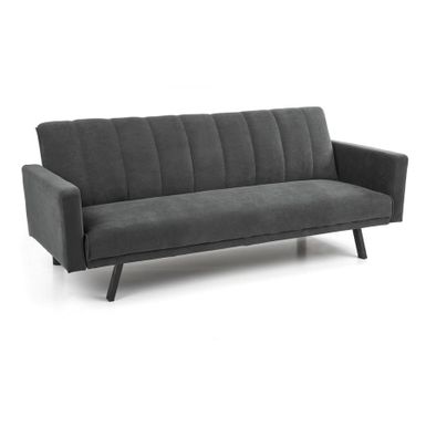 Popielata sofa nowoczesna Armando to funkcjonalny model z bokami, który doskonale odnajdzie się w salonie lub pokoju młodzieżowym. Rozkładana sofa z...