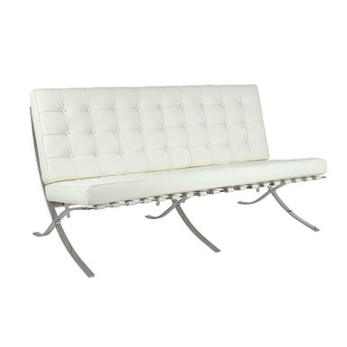 Sofa 3-osobowa BARCELON PRESTIGE PLUS - biały Barcelon Presitige Plus to stylowa i ponadczasowa sofa dodaje pomieszczeniu szyku, głównie za sprawą...