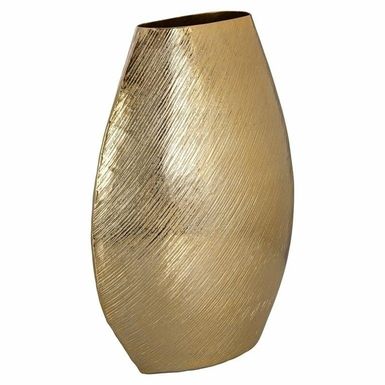 Wazon EVEY L - złoty Elegancki, rustykalny wazon w stylu Vintage. Całość wykonano z aluminium i wykończono w pięknym złotym kolorze. Doskonale sprawdzi...
