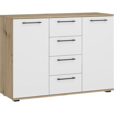 Komoda 2-drzwiowa z szufladami Flex to propozycja, która łączy w sobie funkcjonalność i ponadczasowy design. Dzięki uniwersalnej estetyce, ta ponadczasowa...