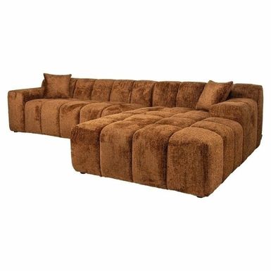 Narożnik prawostronny CUBE R - cynamonowy Sofa Cube zaprojektowana przez Richmond Interiors charakteryzuje się niezwykłą miękkością i nowoczesnym...