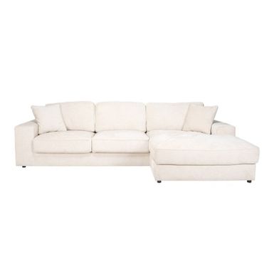 Narożnik prawostronny SANTOS R - beżowy Sofa Santos wzbogaci Twoje wnętrze o niecodzienną elegancję oraz styl. Duża i przytulna sofa przywołuje na myśl...