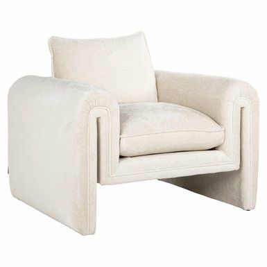 Fotel SANDRO - biały Kolekcja Sandro łączy w sobie ponadczasową klasykę z nutą nowoczesnego designu. Elegancki fotel wykończono w przyjemnej w dotyku...