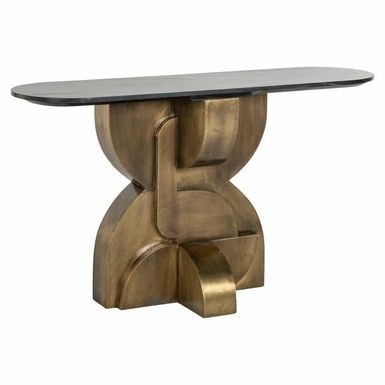 Konsola MADDOX - czarny marmur/mosiądz   Konsola Maddox to połączenie luksusu i elegancji. Oryginalny design zapewniono w przyciągającej wzrok podstawie...