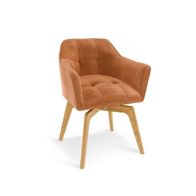 Krzesło obrotowe SILLA WOOD Krzesła Silla są bardzo nowoczesne i mają nietuzinkowy design. Ozdobne pikowania i drewniane nóżki dodają uroku. Są...