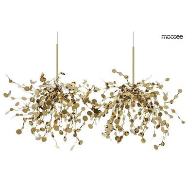 Lampa wisząca MONETE - złoty   Monete to wyjątkowo ciekawa lampa, która przykuwa uwagę i pobudza kreatywność. Konstrukcja lampy wykonana została z...