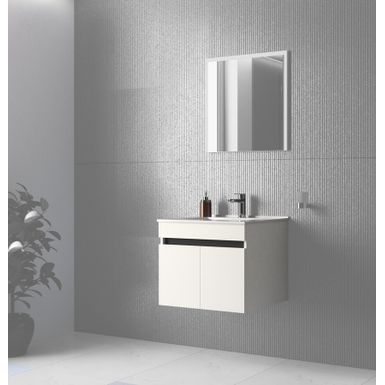 Szafka wisząca pod umywalkę FIGARO 2D 60 - biały   Wymiary: - szerokość: 60 cm - głębokość: 46 cm - wysokość: 48 cm   Materiał: płyta meblowa...