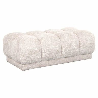 Puf podłużny NOAH - kremowy   Puf Noah to elegancki i nowoczesny mebel, który doskonale wpisuje się w minimalistyczne wnętrza. Obity tkaniną Be Lovely 11...