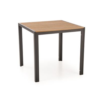 Wymiary: - długość: 80 cm - szerokość: 80 cm - wysokość: 75 cm   Materiał: - polistyren - aluminium