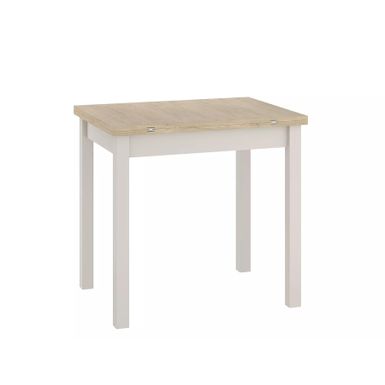 Stół rozkładany FLIP 80/120x60 - dąb cremona torro / kaszmir Wymiary: - długość: 80-120 cm - szerokość: 60 cm - wysokość: 78 cm Materiał: płyta...