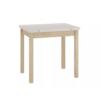 Stół rozkładany FLIP 80/120x60 - kaszmir / dąb cremona torro Wymiary: - długość: 80-120 cm - szerokość: 60 cm - wysokość: 78 cm Materiał: płyta...