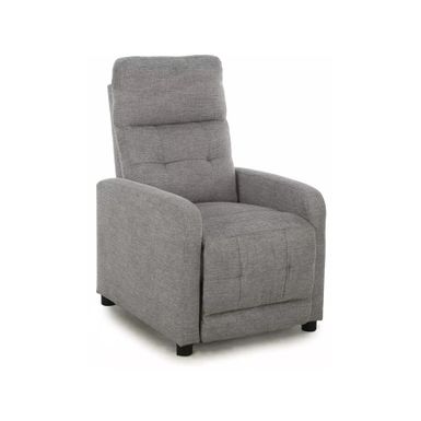 Fotel rozkładany OTUS Brego - szary Brego 07 Wymiary: - szerokość: 66 cm - głębokość: 92-144 cm - wysokość: 100 cm - głębokość siedziska: 53 cm -...