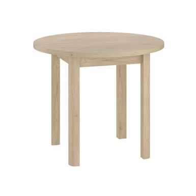 Stół okrągły ADAM 80 cm - dąb cremona torro Wymiary: - średnica: 80 cm - wysokość: 75 cm Materiał: - blat: płyta laminowana - podstawa: MDF...