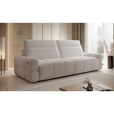 Sofa z wysuwanym siedziskiem MATEO BIGSOFA MATEO BIGSOFA oferuje elektryczny wysuw siedziska aż do 60 cm z obu stron oraz regulowane zagłówki. Jej nowoczesna...