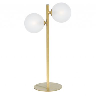 Lampa stołowa Balls to elegancki produkt w stylu glamour. Lampa została wykonana z wysokiej jakości metalu i pomalowana na złoty kolor. W jej prostej...
