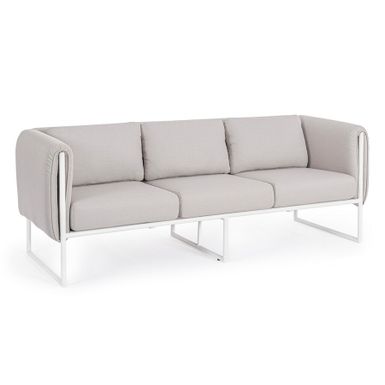 Sofa ogrodowa Pixel Sand to nowoczesny mebel przeznaczony do ogrodu, restauracji, kawiarni, hotelu, na taras.Rama sofy jest aluminiowa, malowana proszkowo...