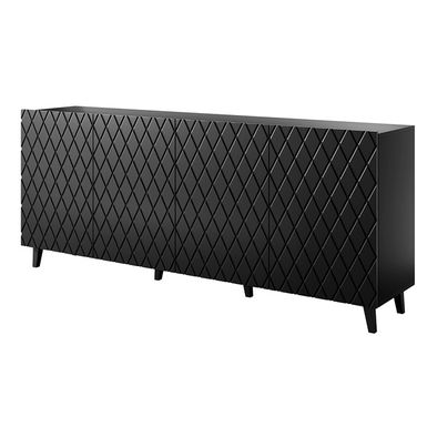 Komoda 4-drzwiowa LUKKA - czarny mat Dla miłośników nowoczesnego designu, połączonego z elegancją komoda Lukka będzie doskonałym wyborem! To mebel,...