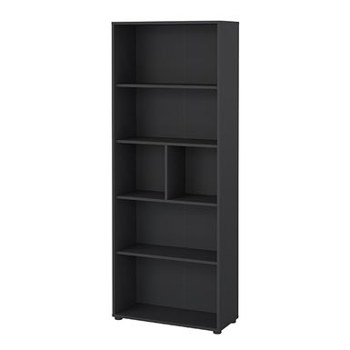 Regał SIGN 80 cm - ciemny szary mat Zaprojektowany z myślą o miłośnikach minimalistycznego designu i maksymalnej użyteczności, regał na książki Sign...