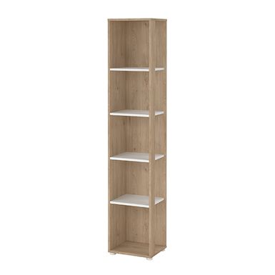 Regał SIGN 40 cm - jackson hickory / biały mat Regał wąski Sign to elegancki i praktyczny mebel, który idealnie sprawdzi się zarówno w biurze, jak i w...