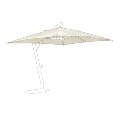 Zamienne poszycie do Parasola Capua 3×4 wykonane jest z poliestru 270 gr/m2, pokryty jest polamidem. Posiada skórzane wstawki i otwór...