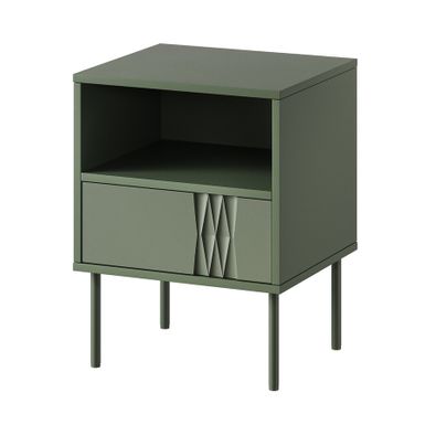 Zestaw 2 szafek nocnych AURELIA 44 - zielony mat  Komplet szafek nocnych Aurelia to nowoczesne, minimalistyczne meble, które wprowadzają elegancję do...