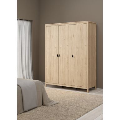 Szafa 3-drzwiowa MADRID 3D - jackson hickory Szafa Madrid to perfekcyjne rozwiązanie dla tych, którzy potrzebują funkcjonalnej przestrzeni do przechowywania...